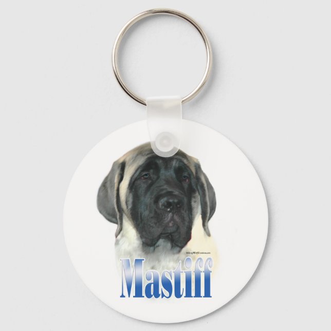 Porte-clés Porte - clé du nom du pup Mastiff Fawn (Recto)