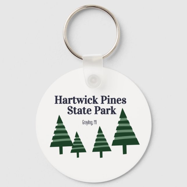 Porte-clés Porte - clé du parc d'état de Hartwick Pines (Recto)