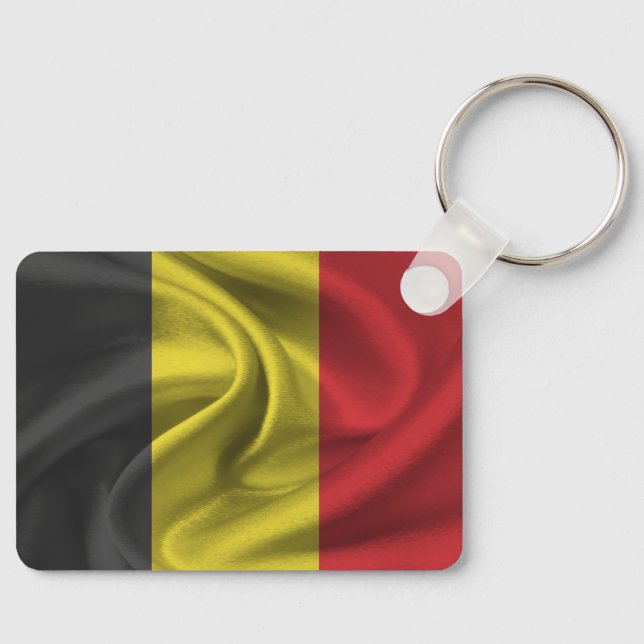 Porte-clés Porte - clé du pavillon de Belgique (Recto)