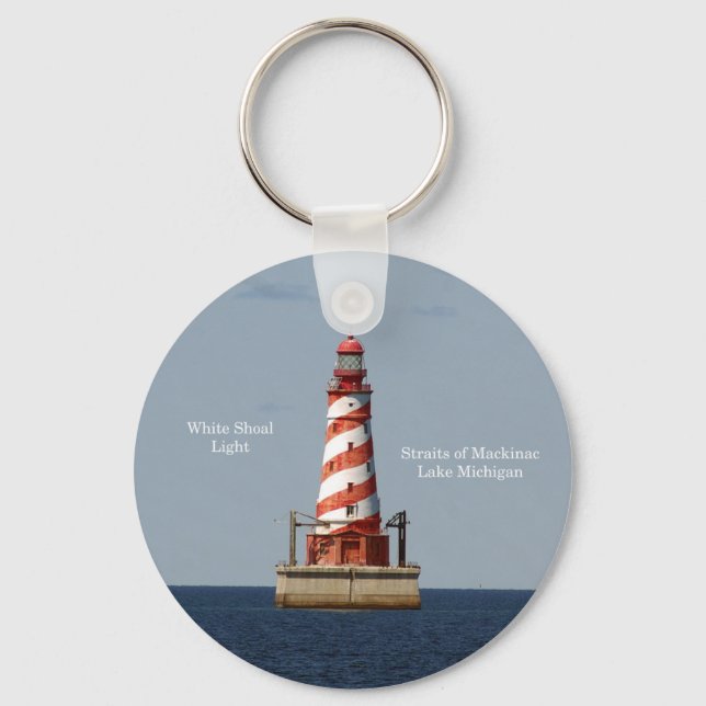 Porte-clés Porte - clé du phare White Shoal (Recto)