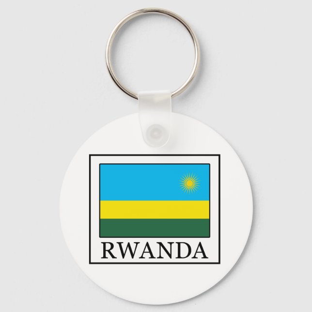 Porte-clés Porte - clé du Rwanda (Recto)