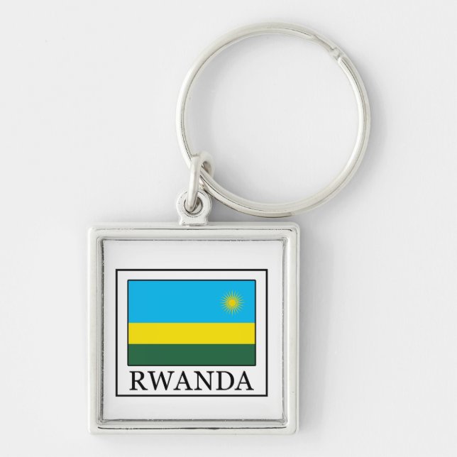 Porte-clés Porte - clé du Rwanda (Devant)