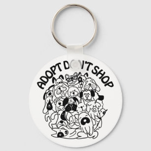 Porte-clés Porte - clé du Secourt d'adoption de chien