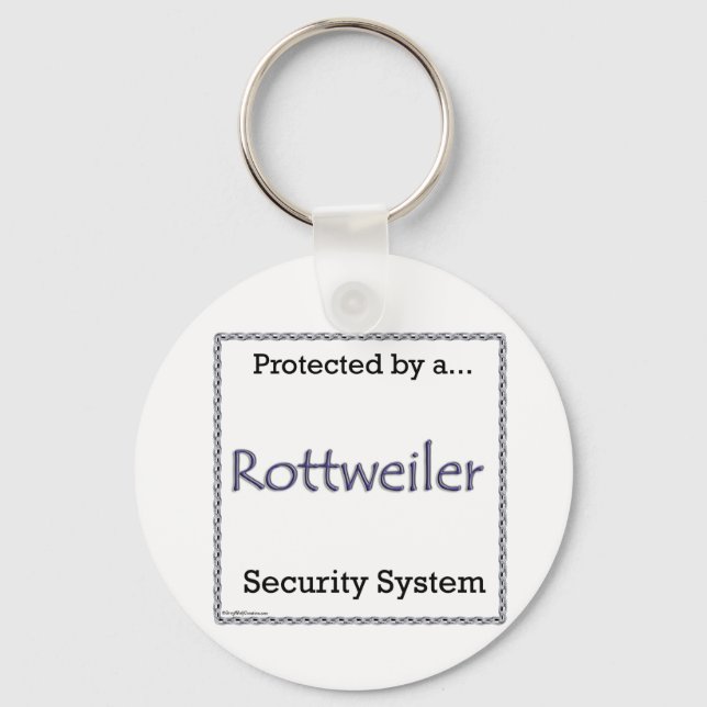 Porte-clés Porte - clé du système de sécurité Rottweiler (Recto)
