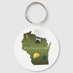 Porte-clés Porte - clé du Wisconsin