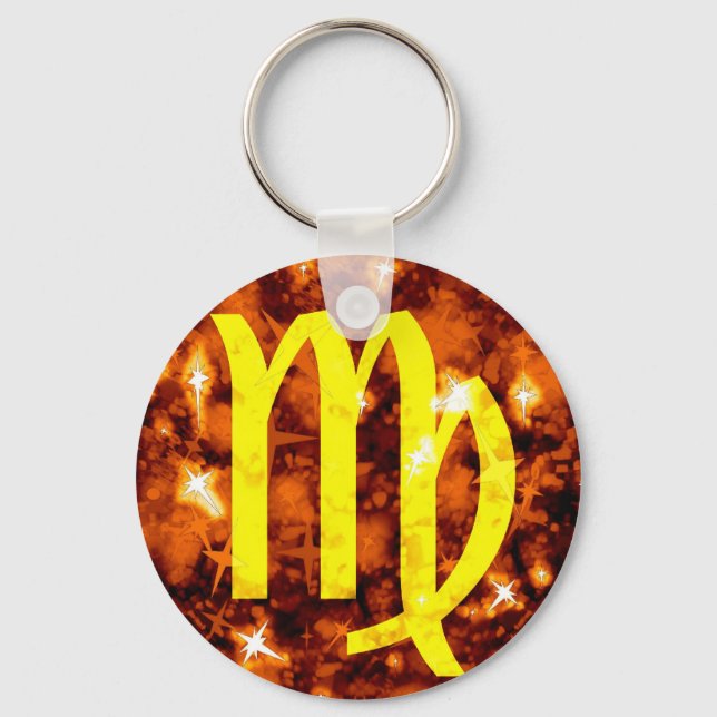 Porte-clés Porte - clé du zodiaque de la vierge (Recto)