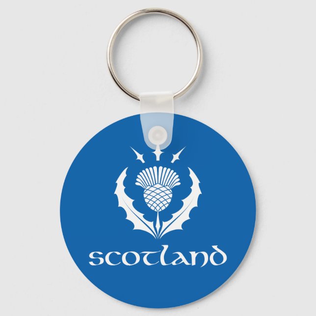 Porte-clés Porte - clé écossais de chardon (Recto)