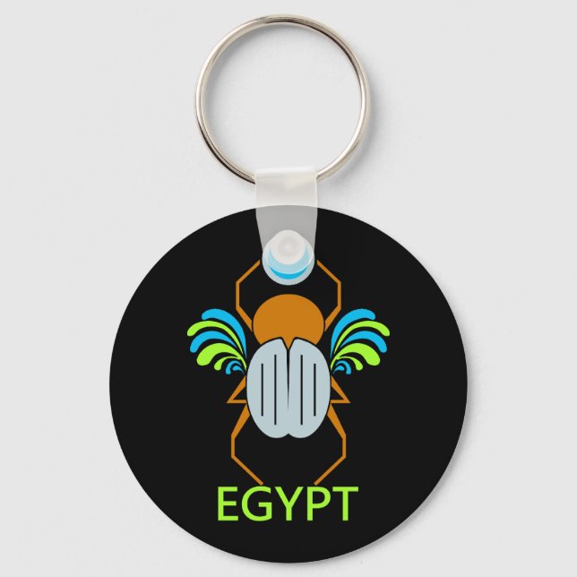 PORTE-CLÉS PORTE - CLÉ EGYPTE (Recto)