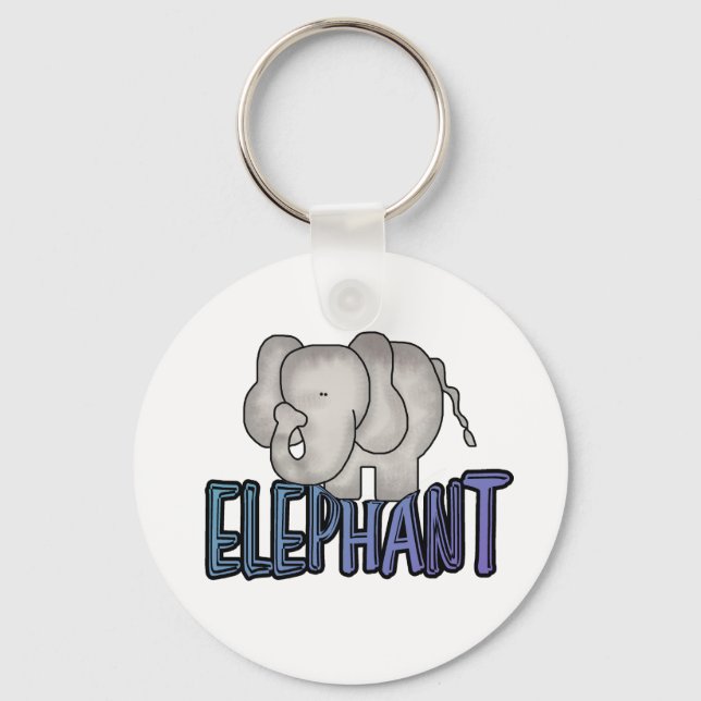Porte-clés Porte - clé éléphant (Recto)