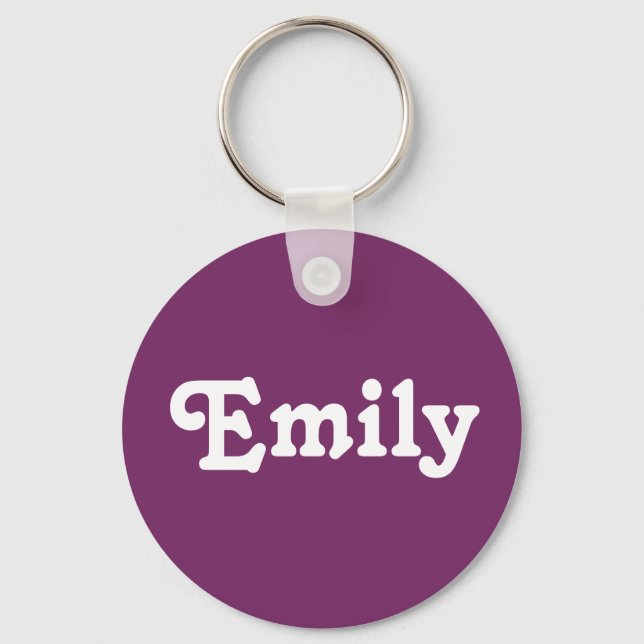 Porte-clés Porte - clé Emily (Recto)