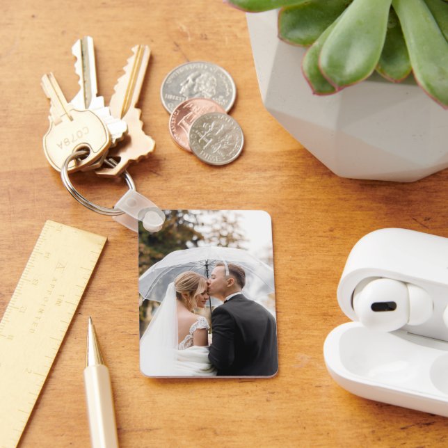 Porte-clés Porte - clé en aluminium à deux côtés sur mesure (Bureau)