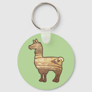 Porte-clés Porte - clé en bois de lama