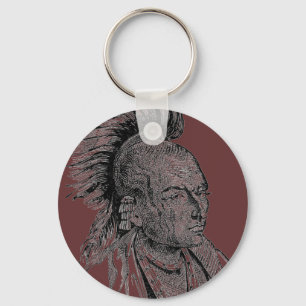 Porte-clés Porte - clé en chef indien
