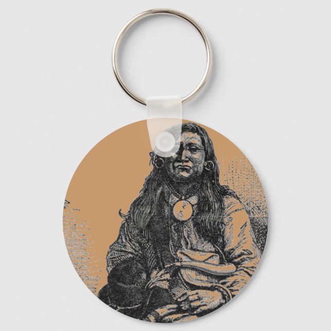 Porte-clés Porte - clé en chef indien (Recto)