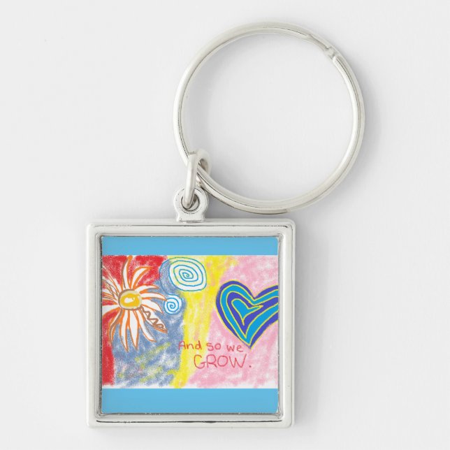 Porte-clés Porte - clé en croissance (Devant)