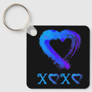 Porte-clés Porte - clé en métal Heart XOXO