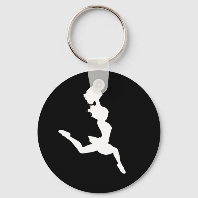 Porte-clés Porte - clé en silhouette noir (Recto)