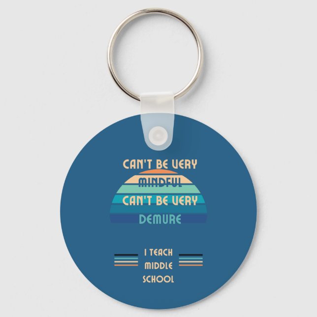 Porte-clés Porte - clé enseignant de l'école secondaire atten (Recto)