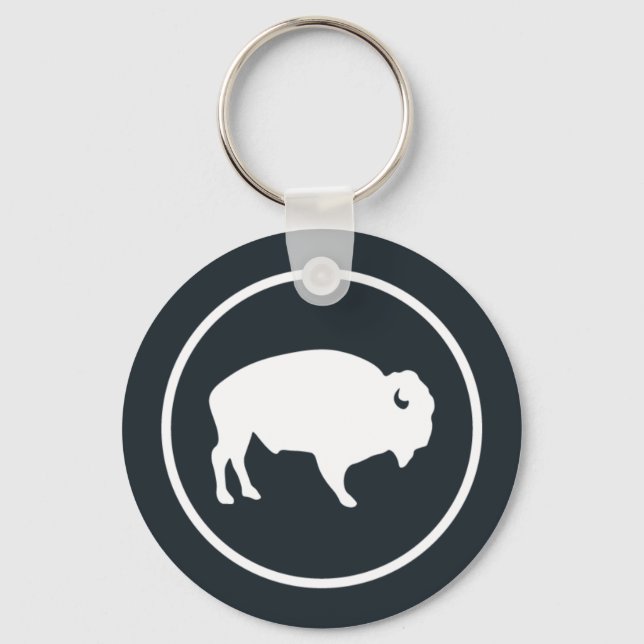 Porte-clés Porte - clé extérieur de Buffalo blanc (Recto)