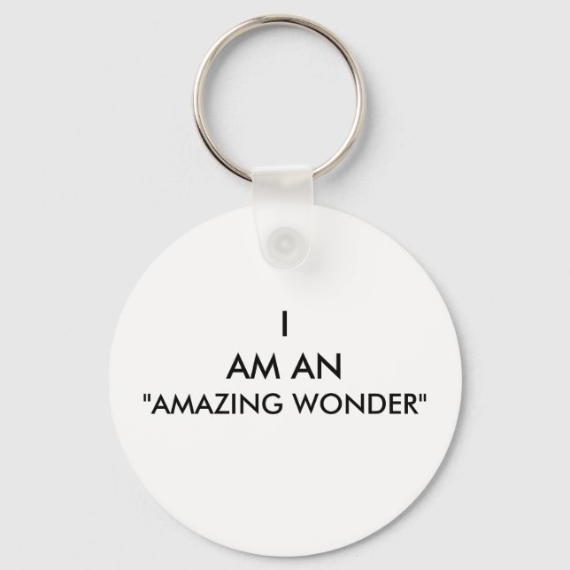 Porte-clés porte - clé "EXTRAORDINAIRE WONDER" (Recto)