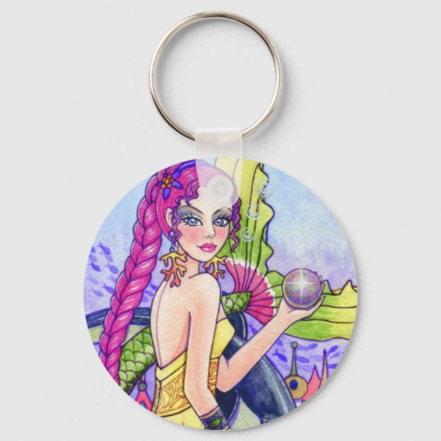 Porte-clés Porte - clé Fairy Imaginaire de Mermaid par Ann Ho (Recto)