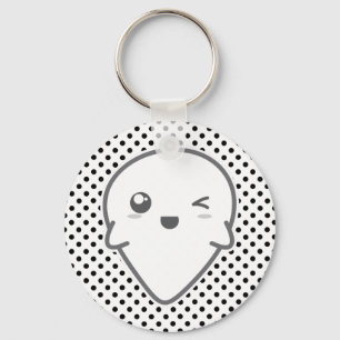 Porte-clés Porte - clé fantôme Kawaii Winking