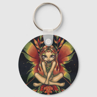 Porte-clés porte - clé "Fée de nuit d'automne"