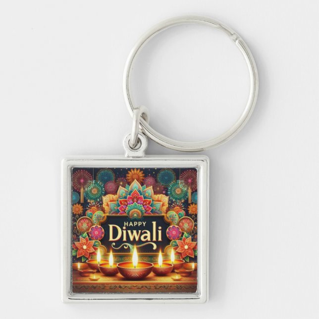 Porte-clés Porte - clé Festif Diwali (Devant)