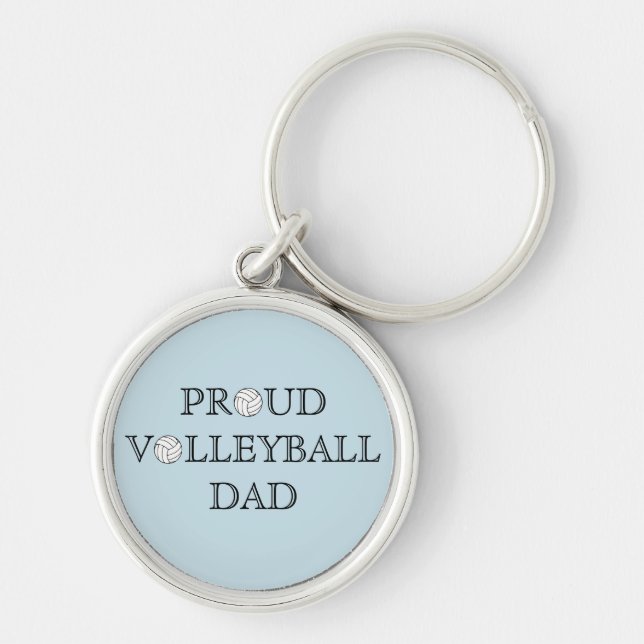 Porte-clés Porte - clé fier de papa de volleyball (Devant)
