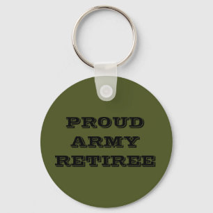 Porte-clés Porte - clé Fière retraite de l'armée