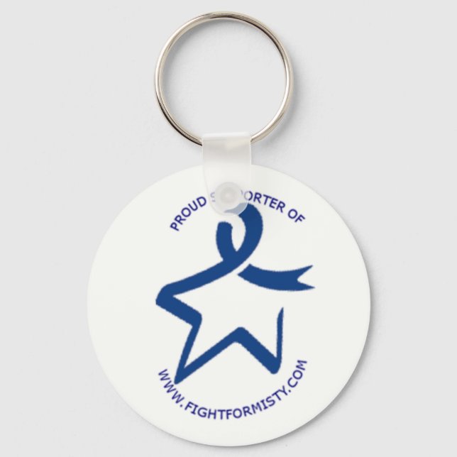 Porte-clés porte - clé FightForMisty.com (Recto)