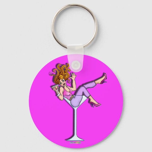 Porte-clés Porte - clé - Fille dans un Martini, Lil' Red (Recto)