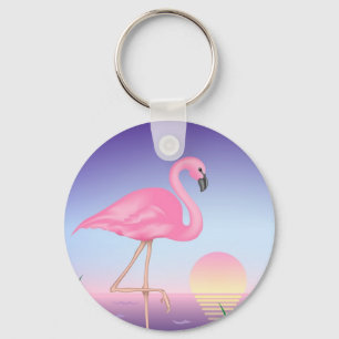 Porte-clés Porte - clé Flamant rose