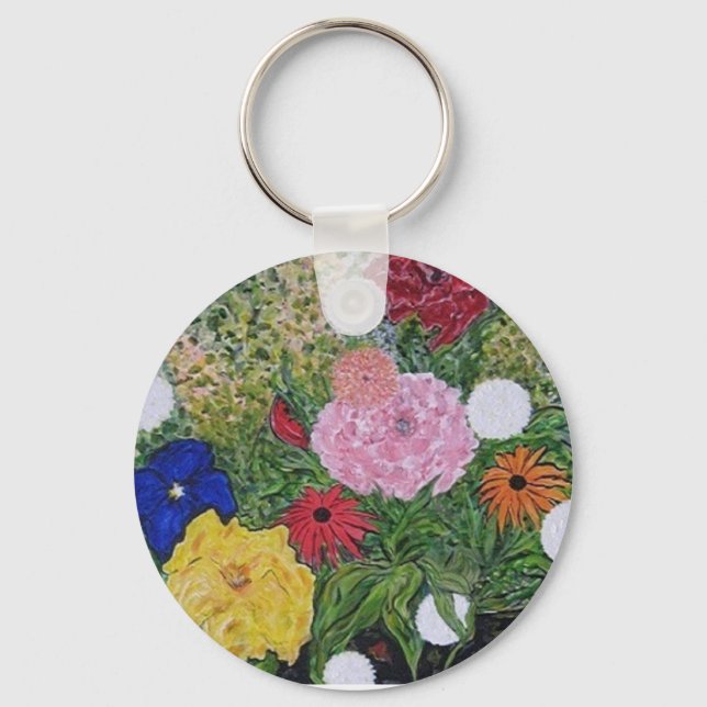 Porte-clés Porte - clé floral (Recto)