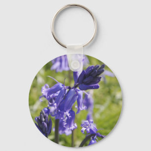 Porte-clés Porte - clé floral avec des fleurs de jacinthe de