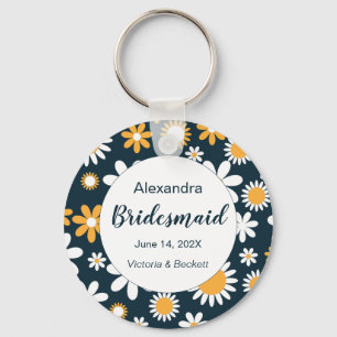 Porte-clés Porte - clé floral moderne