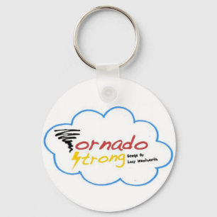 Porte-clés Porte - clé fort de logo de tornade