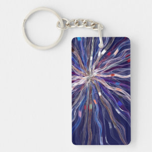 Porte-clés Porte - clé fractal du ruban