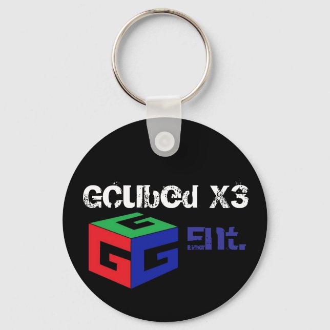 Porte-clés PORTE - CLÉ GCubed (Recto)