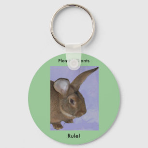Porte-clés Porte - clé géant flamand de lapin