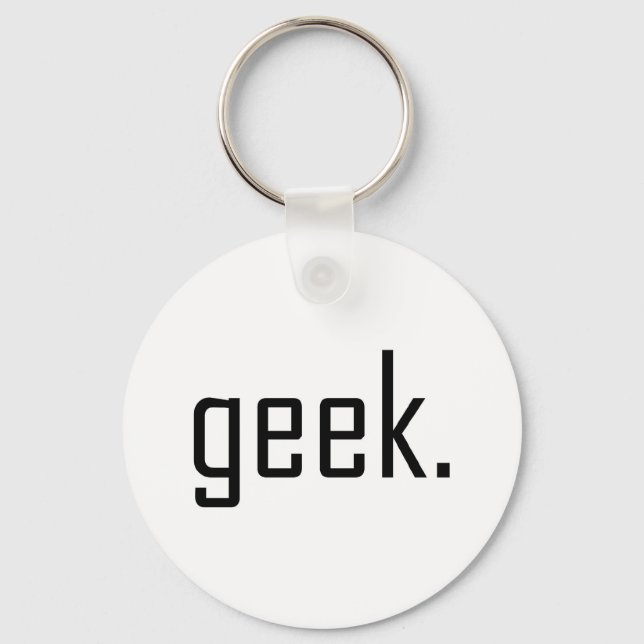 Porte-clés Porte - clé geek (Recto)