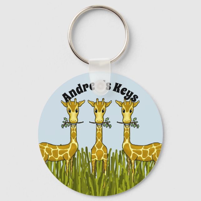 Porte-clés Porte - clé Giraffes (Recto)