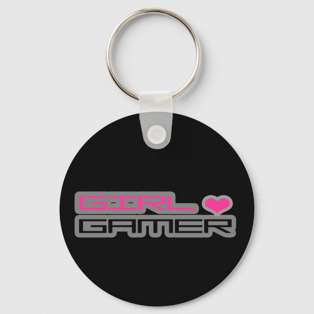 Porte-clés Porte - clé Girl Gamer (Recto)