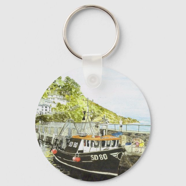 Porte-clés porte - clé 'Girl Jane' (Recto)