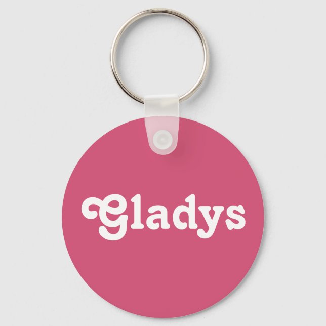 Porte-clés Porte - clé Gladys (Recto)