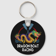 Porte - clé Gold Dragon Boat Racing