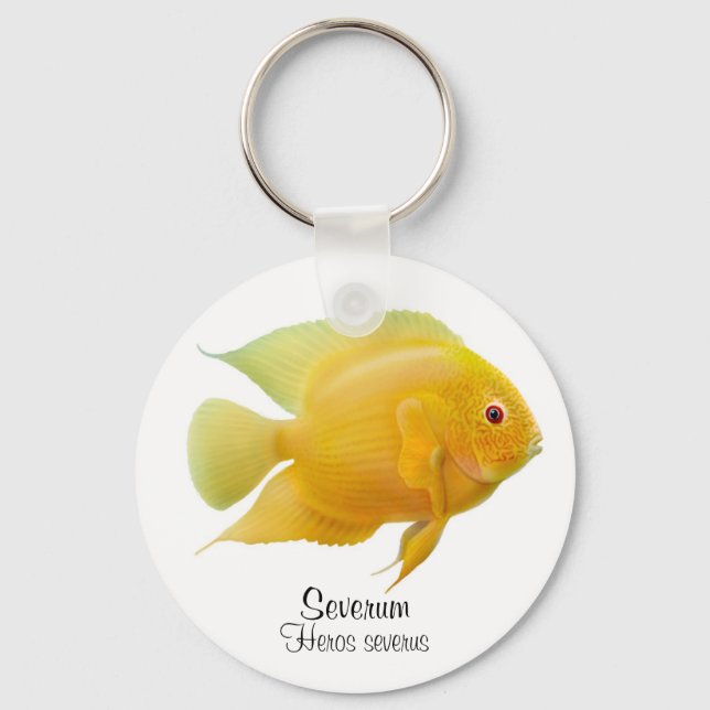 Porte-clés Porte - clé Gold Severum Cichlid (Recto)