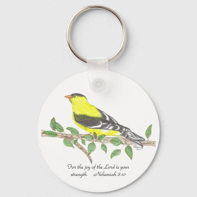 Porte-clés Porte - clé Goldfinch (Recto)