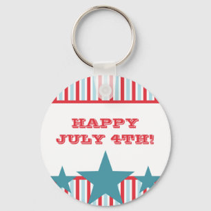 Porte-clés Porte - clé Gras d'étoiles et de bandes