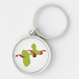 Porte-clés porte clé guadeloupe  love and peace